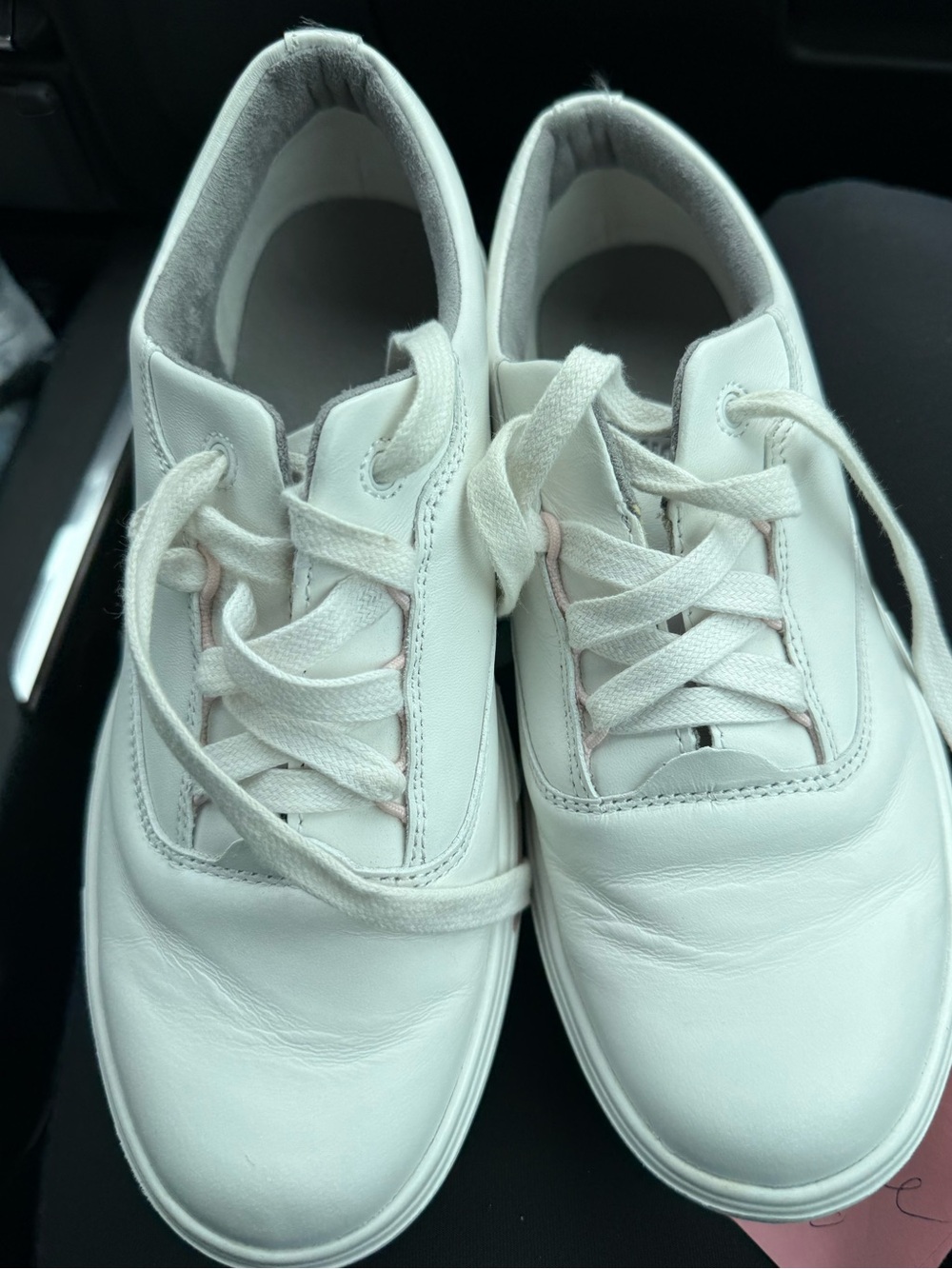 Anodyne No. 93 Women’s Diabetic Sneakers Sz 8.5 Med White Leather NEW Worn Once